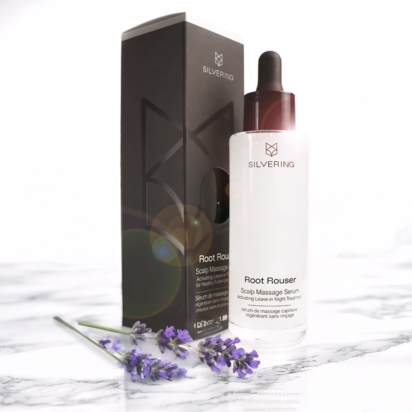 A beautiful image showing the bottle and it's packaging showcasing the quality of the product.