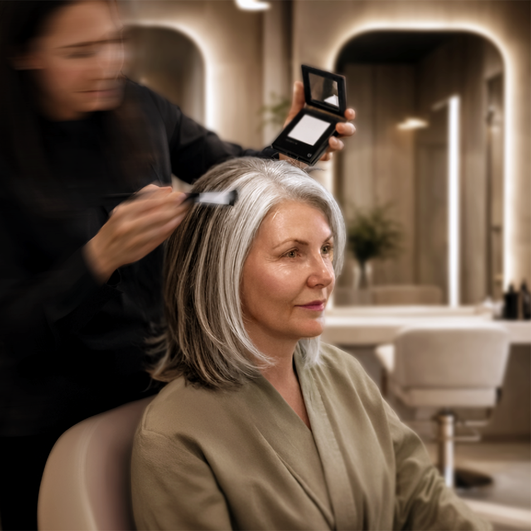 Border Line White Salon Sets